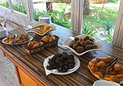 Snackbar Frühstück verpasst? Den ganzen Tag über stehen Snacks für euch bereit.