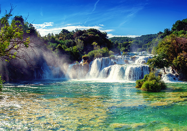 Krka Wasserfälle Wunderschöne Natur im Krka Nationalpark