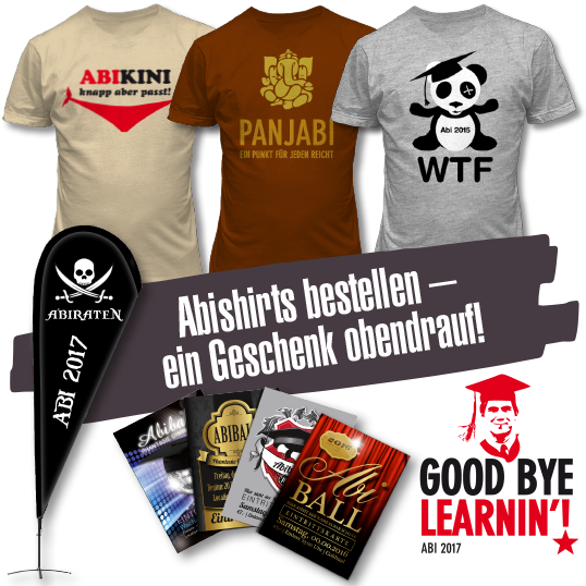 Abizeitung, Shirts & Co.