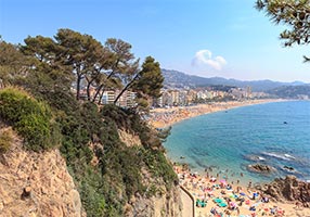 Strand Beachlife in Lloret de Mar.